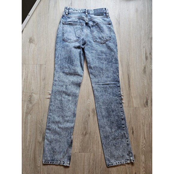 We The Free/FP High Rise Skinny Distressed Jeans Size 25 - Picture 6 of 6
